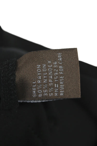 J. Mclaughlin Women Black Cropped Dress Pants Size L