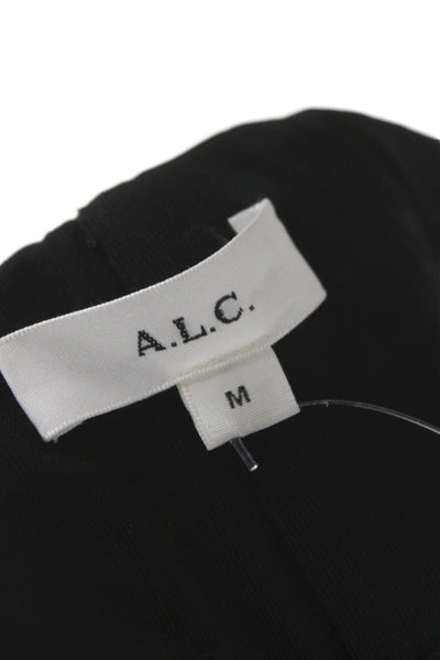 A.L.C. Womens Black Midi Skirt Size M