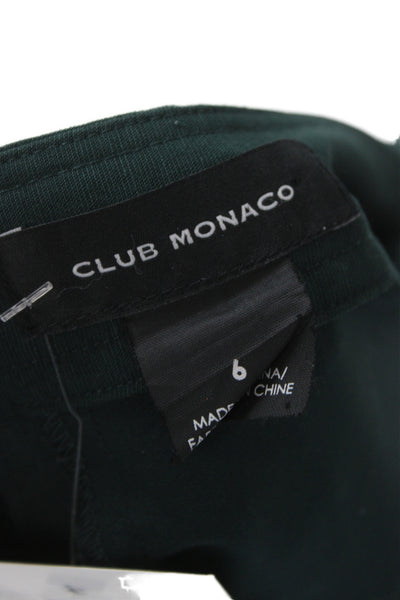 Club Monaco Women Green V-Neck Sleeveless Jumpsuit Size 6