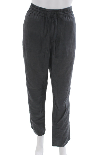 Vince Mens Dark Gray Hemp Jogger Pants Size M
