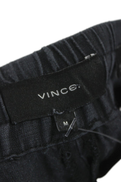 Vince Mens Dark Gray Hemp Jogger Pants Size M