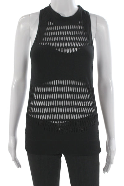 Adidas by Stella McCartney Women Black Sleeveless Tank Crew Neck Size M