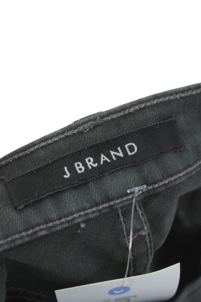 J Brand Unisex Skinny Jeans Dark Gray Mid Rise Designer Size 28