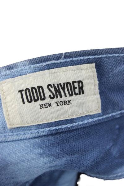 Todd Snyder White Label Mens Skinny Straight Mid Rise Blue Jeans Size 31
