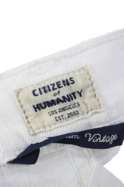 Citizens of Humanity Women Boyfriend White Jeans Size 28