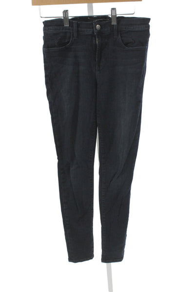 J Brand Women Skinny Ankle Dark Blue Jeans Petite Size 28