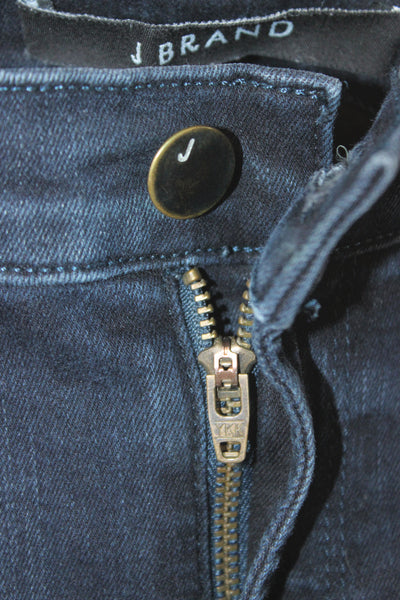 J Brand Women Skinny Ankle Dark Blue Jeans Petite Size 28