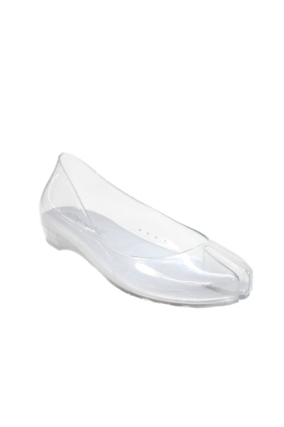 Jeffrey Campbell Womens Slide On Ballet Flats Clear Size 7