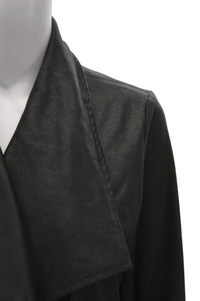 Ronen Chen Women Black Long Sleeve Polyester Designer Jacket Size 6