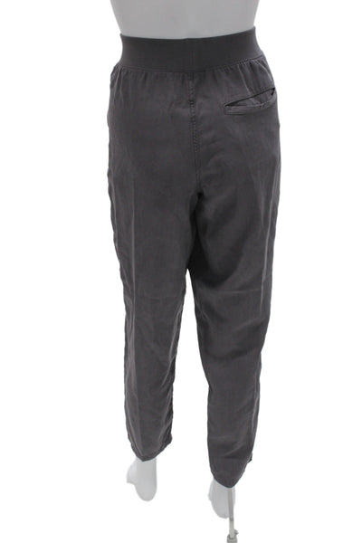 Faherty Unisex Cropped Jogger Pants Dark Gray Size S