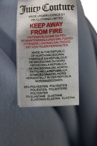 Juicy Couture Women Light Blue Drawstring Sweatpants Size M