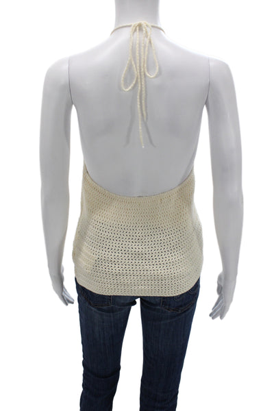 Peppermayo Womens Beige Bohemian Camisole Drawstring Acrylic Size L