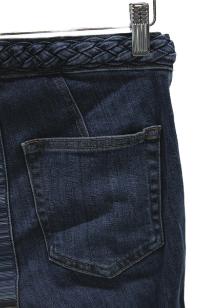 Frame Womens Straight High Rise Dark Blue Jeans Size 24