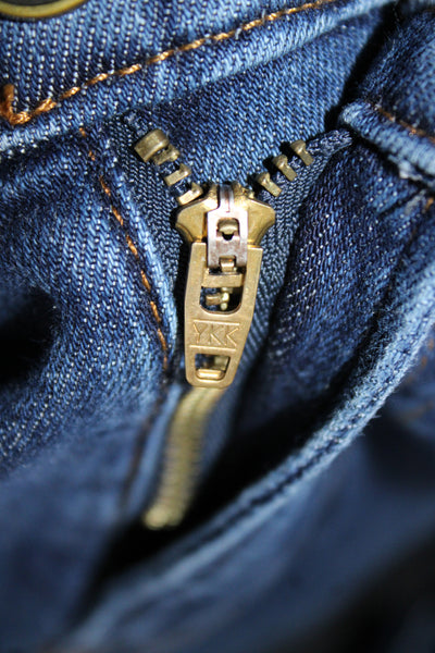Frame Womens Straight High Rise Dark Blue Jeans Size 24