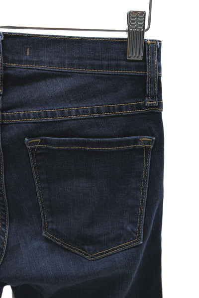Flying Monkey Womens Ankle Skinny Jeans Dark Blue High Rise Size 24