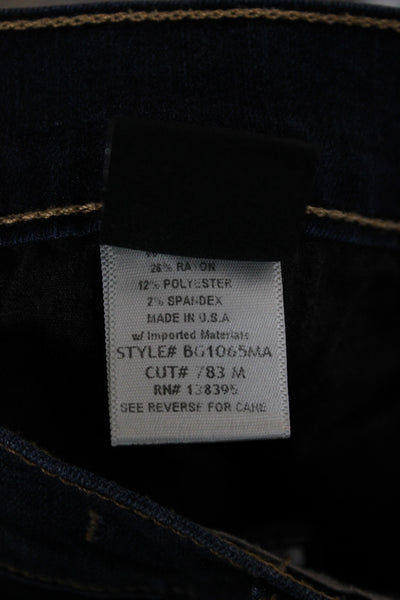 Flying Monkey Womens Ankle Skinny Jeans Dark Blue High Rise Size 24