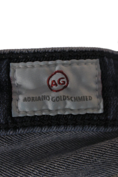 AG Adriano Goldschmied Women Skinny Ankle Jeans Dark Blue High Rise Size 24