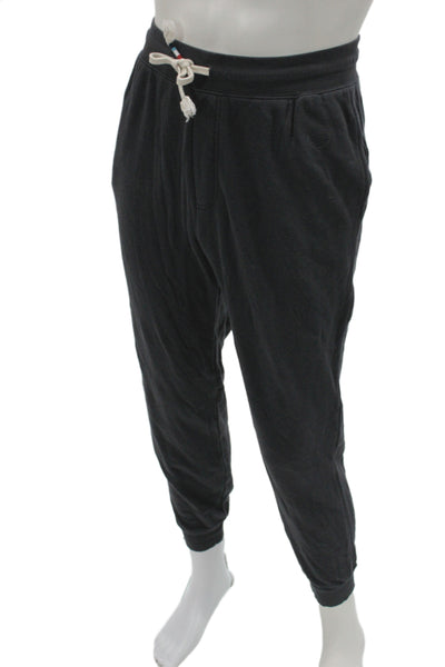 SOL ANGELES Mens Jogger Sweatpants Dark Gray Drawstring Cotton Modal Size M