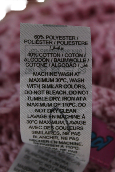 Edikted Womens Pink Mini Peasant Skirt Size L