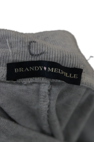 Brandy Melville Womens Flared long Cotton pockets Sweatpants size L
