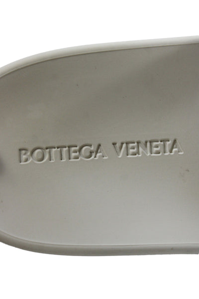 Bottega Veneta Mens Slide On Pool Sandals White Size 43