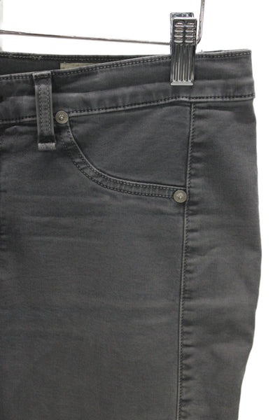 Rag & Bone Jean Women Skinny Tapered Gray Jeans High Rise Inseam 28 Size 30