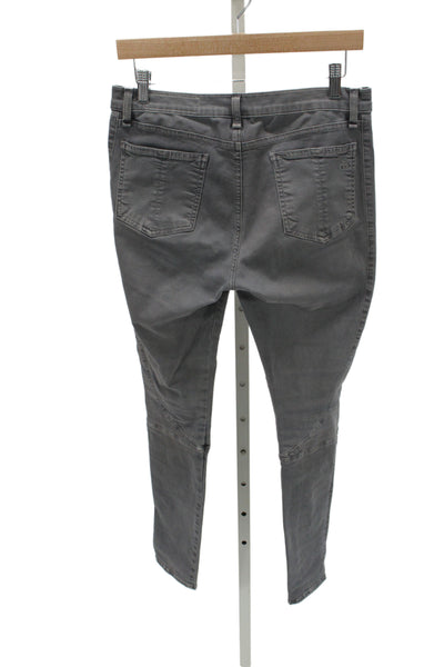 Rag & Bone Jean Women Skinny Tapered Gray Jeans High Rise Inseam 28 Size 30