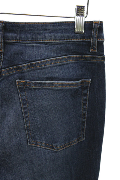 DL1961 Women Ankle Skinny Jeans Dark Blue High Rise Size 28