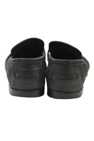 G.H. Bass and Co. Womens Leather Emebllished Loafers Shoes Black Size 6.5