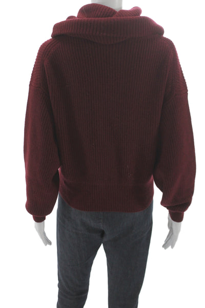 Naked Cashmere Unisex Red Turtleneck Pullover Cashmere Sweater Size S