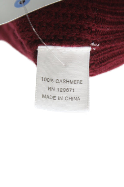 Naked Cashmere Unisex Red Turtleneck Pullover Cashmere Sweater Size S