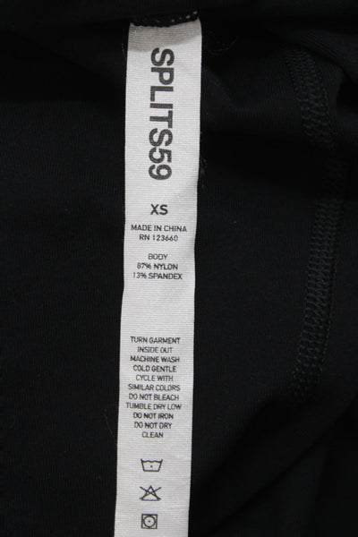Splits 59 Womens Cropped Sweatpants Black Size XS