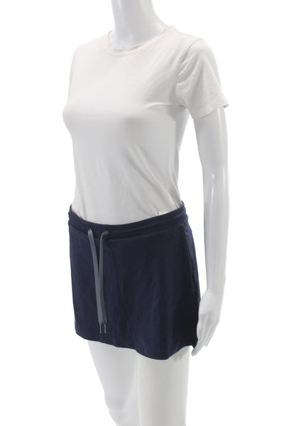 Outdoor Voices Womens Mini Skort Dark Blue Nylon Spandex Size S