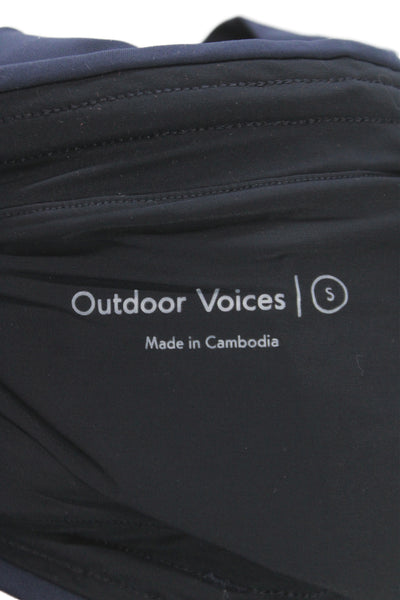 Outdoor Voices Womens Mini Skort Dark Blue Nylon Spandex Size S