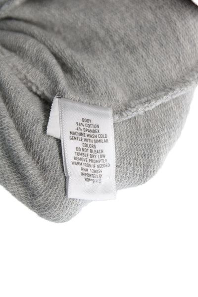Bonobos Mens Henley Hoodie Gray Cotton Spandex Long Sleeve Size XL