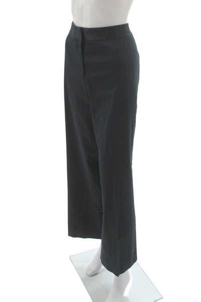Lafayette 148 New York Unisex Black Dress Pants Hook & Eye Size 18