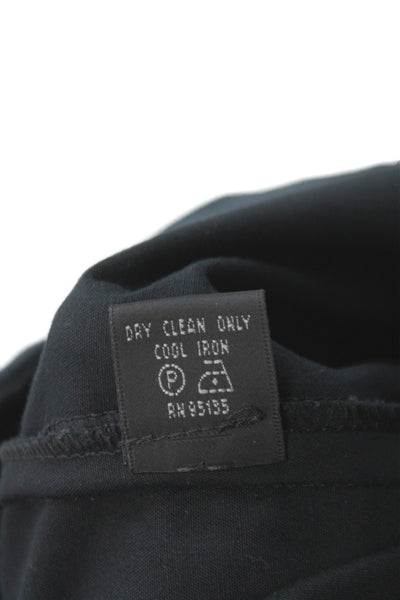 Lafayette 148 New York Unisex Black Dress Pants Hook & Eye Size 18