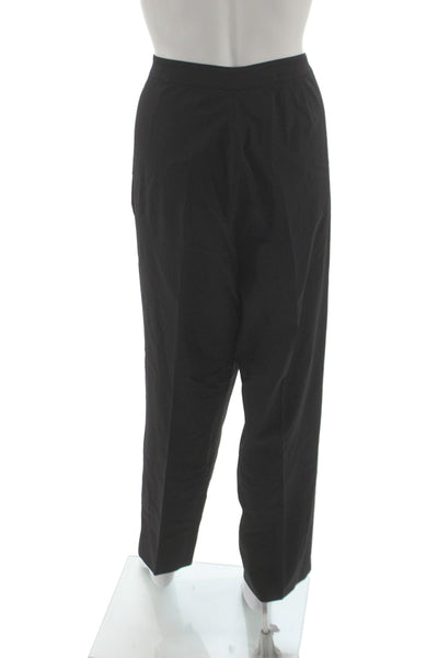 Lafayette 148 New York Womens Black Dress Pants Virgin Wool Size 16