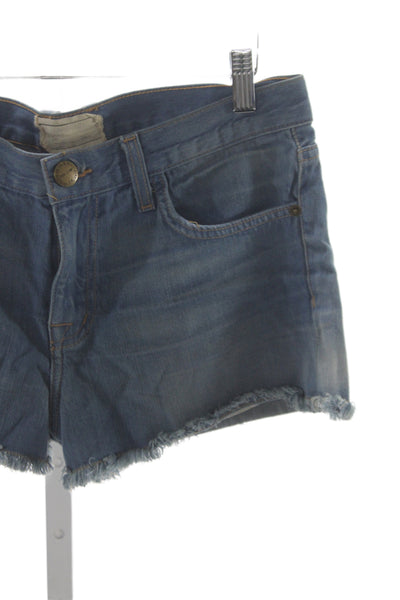 Current/Elliott Unisex Blue Cotton Beach Shorts Size 25