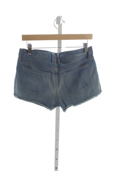 Current/Elliott Unisex Blue Cotton Beach Shorts Size 25