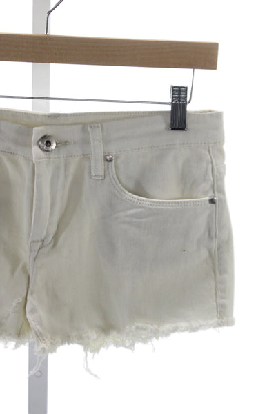 BLANKNYC Unisex Beige 98% Cotton 2% Spandex Solid Beach Shorts Size 26