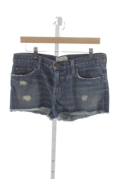 Current/Elliott Unisex Dark Blue 90s Button Shorts Size 26