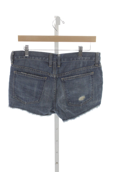 Current/Elliott Unisex Dark Blue 90s Button Shorts Size 26