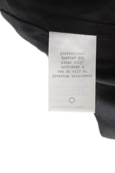 Rag & Bone Womens White Lamb Leather Mini Pencil Skirt Size 2