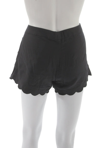 Alex Lane Unisex Designer Silk Black Shorts Size S