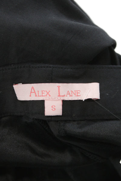 Alex Lane Unisex Designer Silk Black Shorts Size S