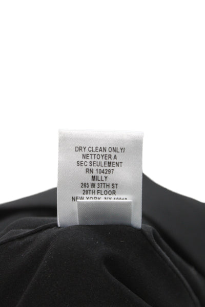 Milly Minis Women Shift Mini Dress Black 3/4 Sleeve Size 14