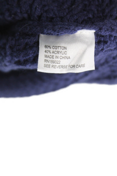Central Park West Unisex Dark Blue Cardigan Long Sleeve Size XS