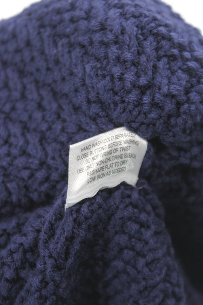 Central Park West Unisex Dark Blue Cardigan Long Sleeve Size XS
