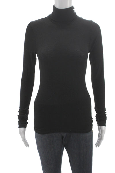 Soldout.nyc Unisex Black Turtleneck Modal Cashmere Pullover Sweater Size M